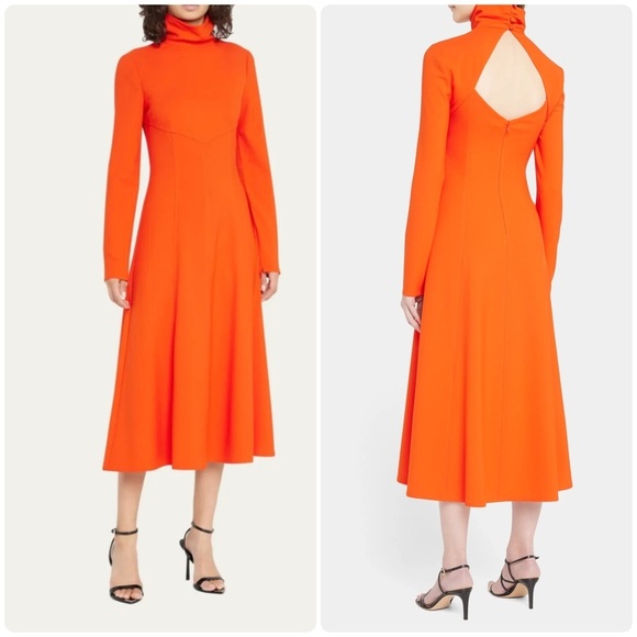 Tanya Taylor Dresses & Skirts - New! Tanya Taylor Thea Paneled Open Back Dress in Paprika 🔥 size 8 NWT!